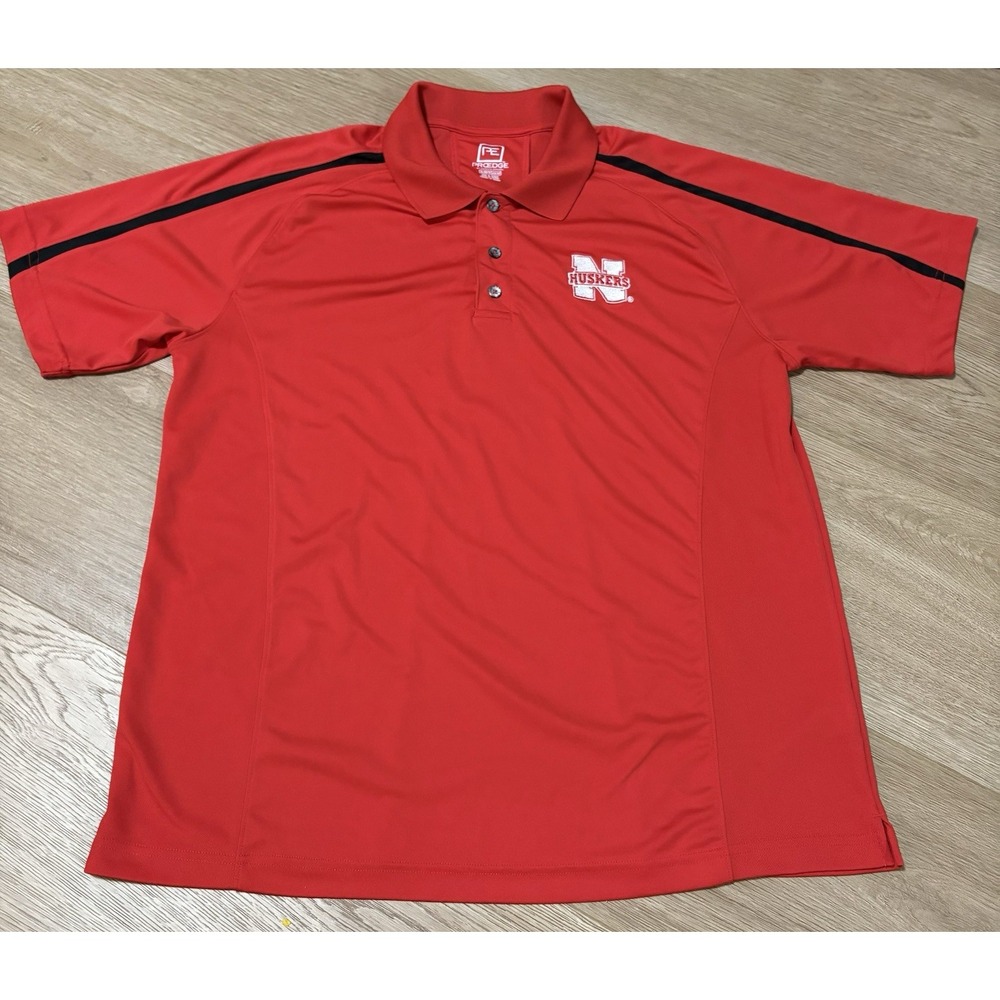 Proedge Apparel Nebraska Huskers Men Short Sleeve Polo Size XL